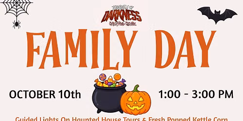 Haunted House Family Day 2026 - The Realm of Darkness Guided Lights on Tours