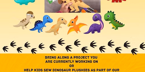 Sew & Tell - Dino Felt Plushies