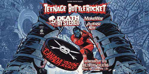 Teenage Bottlerocket with Death by Stereo, MakeWar & Doghouse Rose live at Biltmore Theatre