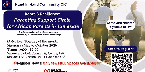 Roots & Resilience: Parenting Support Circle for African Parents Tameside