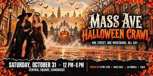 Official Cambridge Halloween Bar Crawl