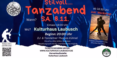 Stilvoll Tanzen im Kulturhaus Laubusch