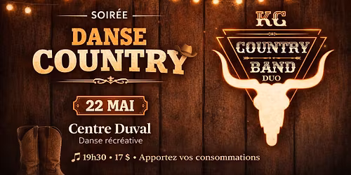 Soir\u00e9e Country - KC Country Band 
