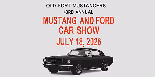 OFMC 43rd Annual Mustang and Ford Car Show