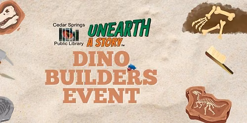 Dino Builders Event at Cedar Springs Public Library