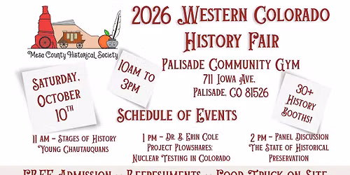 2026 Western Colorado History Fair