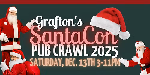 Grafton's SantaCon Pub Crawl 2025