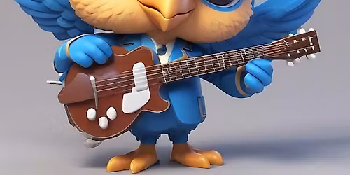 \u2018THE BLUEHAWKS with the sensational ADAM WHITMEE\u2019 (free adm\/donations)