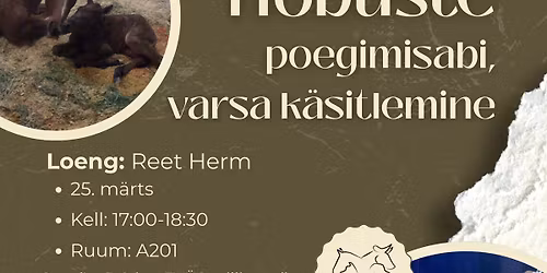 EV\u00dcS Varsa k\u00e4sitlemine ja SOS ning hobuste poegimisabi