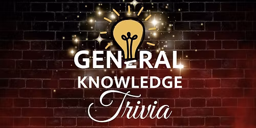 General Knowledge Trivia at Black Bear!