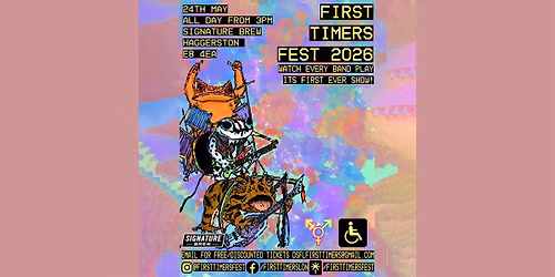 First Timers Fest 2026 | London