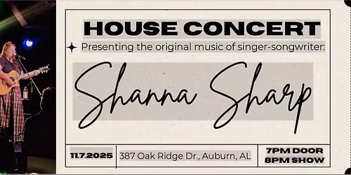 \u2728 Live & Unplugged with Shanna Sharp \u2728