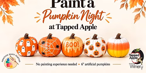 Paint a Pumpkin Night at Tapped Apple
