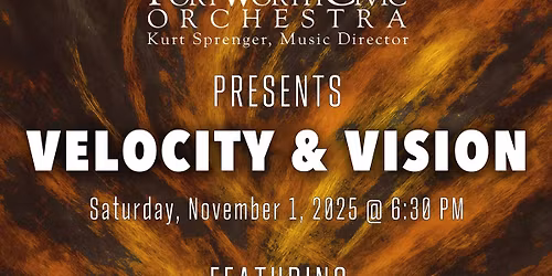 FWCO Presents: Velocity & Vision