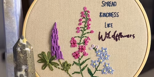Anchorage :: Wildflowers Hand Embroidery Class 