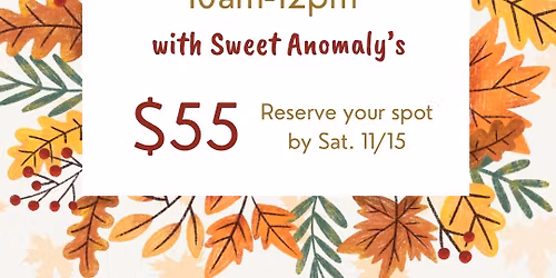 Cookie Workshop with Sweet Anomaly\u2019s