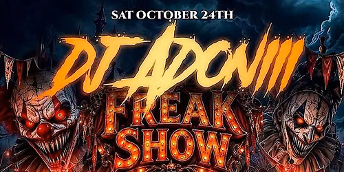 DJ Adoni Halloween Freak Show at Stereo Garden | NYC Events Guide