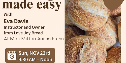 Beginner Sourdough Making class