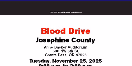 Josephine County Public Health Blood Drive