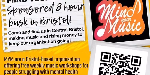 Sponsored continuous 8-hour busk!