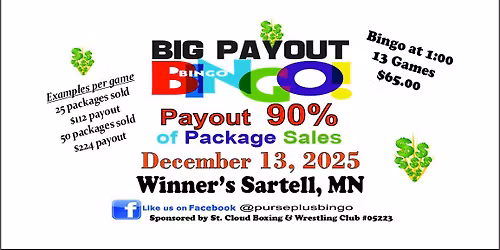 BIG PAYOUT BINGO 90% Payout 