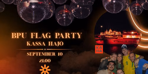 ESN Budapest United Flag party