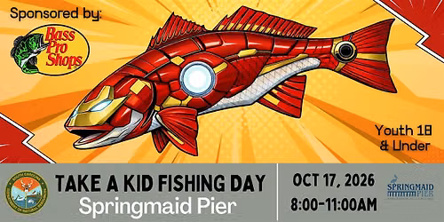 Take a Kid Fishing Day - Springmaid Pier