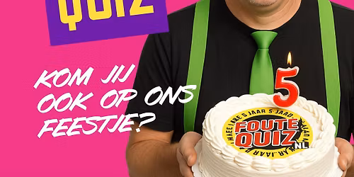 5 jaar Foute Quiz Wrong = Right