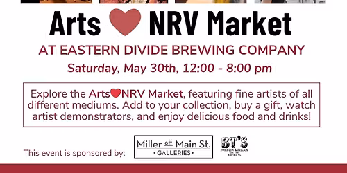 Arts\u2764\ufe0fNRV Market at Eastern Divide Brewing Company