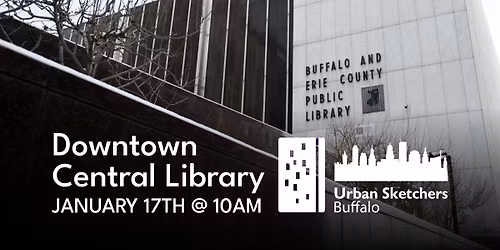 Urban Sketchers at Downtown Central Library