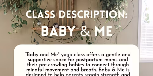Baby & Me Yoga 