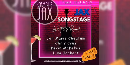 JAX SONGSTAGE | Singer-Songwriter Showcase \u2014 Campus JAX Newport Beach