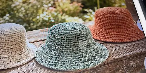 Crochet Bucket Hat.
