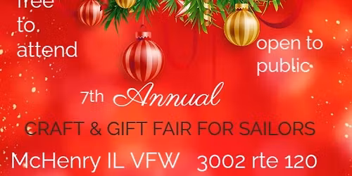7th VFW craft & vendor show for sailors TDay dinner