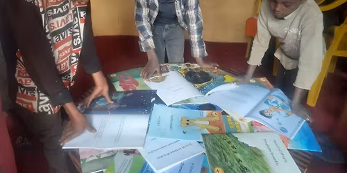 OHBD in LA -- Inglewood Crenshaw Public Library -- Meet and Greet Ellenore, Leyla and Yoseph