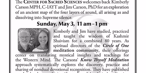 Tantric Layers of the Supreme Voice of Silence with Jim and Kimberly Carson