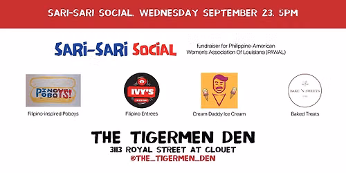 Sari-Sari Social with Filipino Poboys and lots more