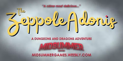 "The Zeppole Adonis" @ Lincoln Public Library (Childrens)