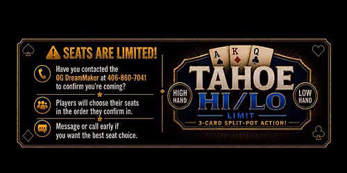 \u2660\ufe0f Mixed-Game Palooza at Buck\u2019s Bar \u2014 Week 6 \u2660\ufe0f
