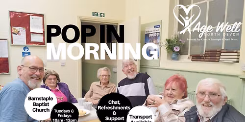 Pop In Morning (Every Tuesday & Friday at Barnstaple Baptist Church)