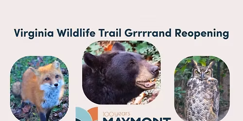 Grrrrand Reopening of Maymont's Virginia Wildlife Trail