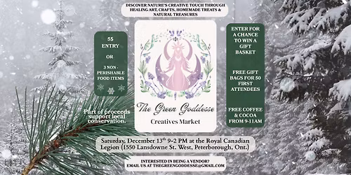 The Green Goddesse Creatives Market-Holiday Edition