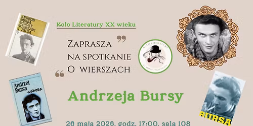 Andrzej Bursa "Wiersze"