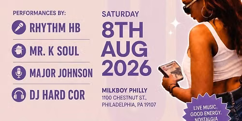 Shant\u00e9 Chef\u00e9 at MilkBoy - Philadelphia