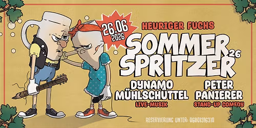 Sommerspritzer '26 | Dynamo M\u00fchlsch\u00fcttel X Peter Panierer | Heuriger Fuchs