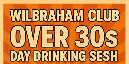 Over 30s day drinking sesh