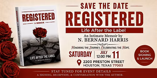 Memoir Release & Book Signing by N. Bernard Harris
