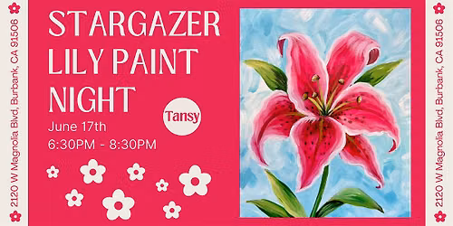 Stargazer Lily Paint Night with Stormy Tripp