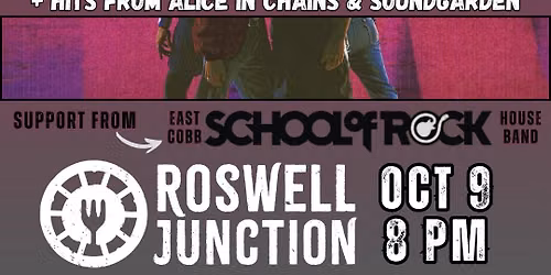 Jeremy plays Pearl Jam's TEN album at Roswell Junction, + support from School of Rock East Cobb