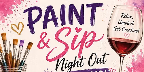 Paint & sip night!!!!